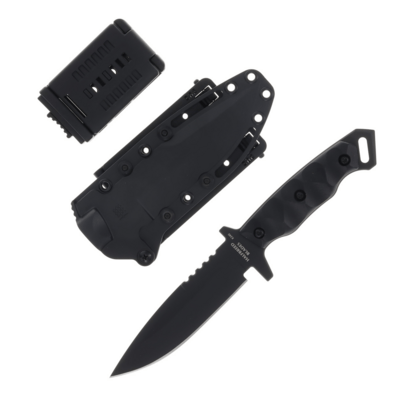 Halfbreed Blades Medium Infantry Knife - Fixed Blade MIK-03P Gen-2 BLK - K340 - KNIFESTOCK