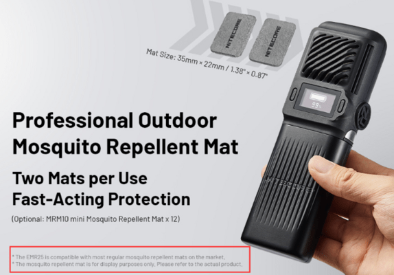 Nitecore EMR25 Portable Electronic Insect Repeller - KNIFESTOCK