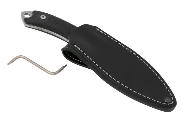 MKM POCKET TANGO 2 – MAGNACUT LAMBSF. SW lama fissa, manico in BLK G10, +POCKET LEATHER - KNIFESTOCK