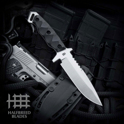 Halfbreed Blades Medium Infantry Knife - Fixed Blade MIK-03P Gen-2 STN - SAN-VG1 - KNIFESTOCK
