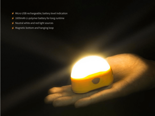Lampa de încărcare Fenix CL20R galben CL20RYL - KNIFESTOCK