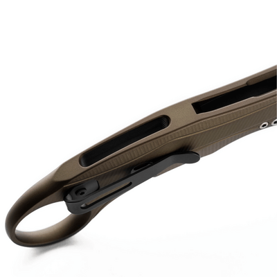 LionSteel L.E.One Mid Kokkupandav nuga VANA MUST M390 tera, ROHELINE alumiiniumkäepide - KNIFESTOCK