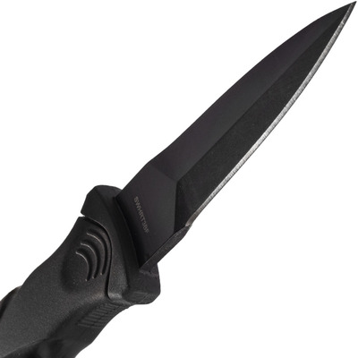 Smith and Wesson Czarny Nóż Boot z Fałszywą Krawędzią - KNIFESTOCK