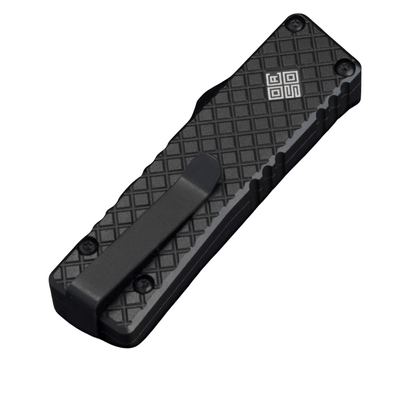 Ocaso Lucent Automatic OTF Mini (CA Legal) Black 18LMB - KNIFESTOCK