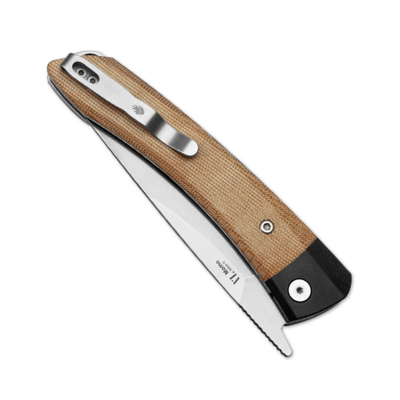 Kizer Liner Lock Momo Vladimir Legachev Nitro-V Black G10+Micarta V4663A2 - KNIFESTOCK