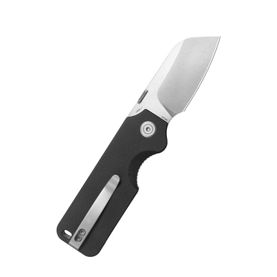 Kubey Boxer Satin 14C28N ,Black G10 KU407A - KNIFESTOCK