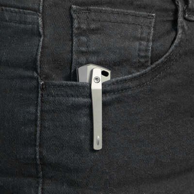 KB Pyramid Beadblast M390 Sandblast Ti KB429A - KNIFESTOCK