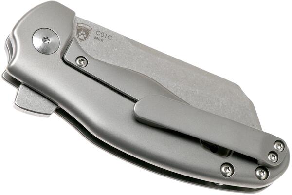 Kizer C01c Mini Sheepdog Titane Gris - Ki3488A1 - KNIFESTOCK