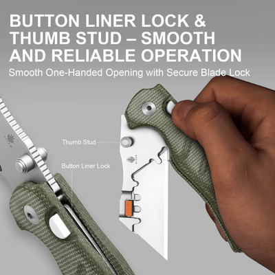 Kizer C01C Uti 2 5Cr15MoV Micarta - KNIFESTOCK