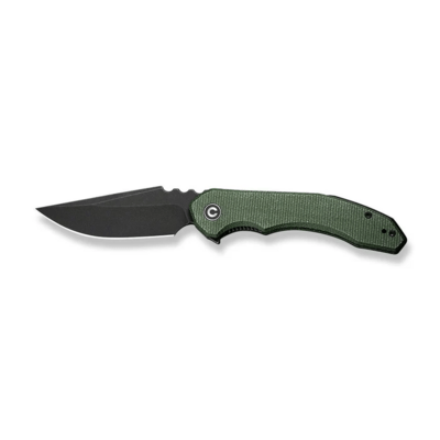 Civivi Bluetick Green Canvas Micarta HandleBlack Stonewashed 14C28N BladeNested Liner Lock C23050- - KNIFESTOCK