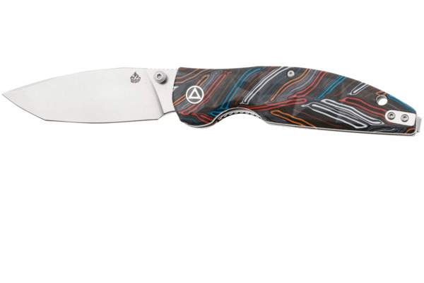 QSP Knife Turtle Punk, Liner lock, 14C28N stonewashed, Colorful G10 QS158-A1 - KNIFESTOCK