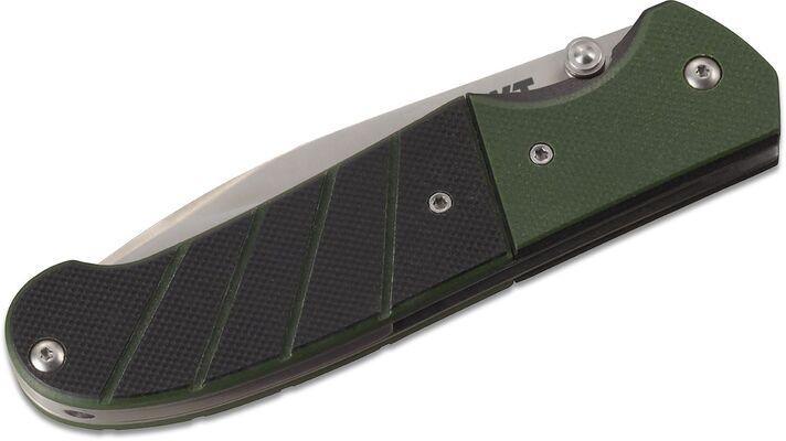 CRKT IGNITOR® BLACK GREEN WITH VEFF SERRATIONS™ CR-6855 - KNIFESTOCK