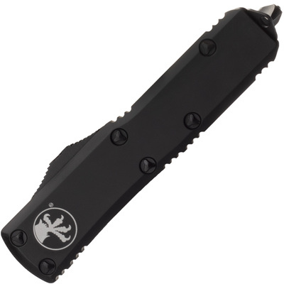 MICROTECH UTX-85 S/E Zwart Tactisch Gedeeltelijk Kartel 231-2T - KNIFESTOCK