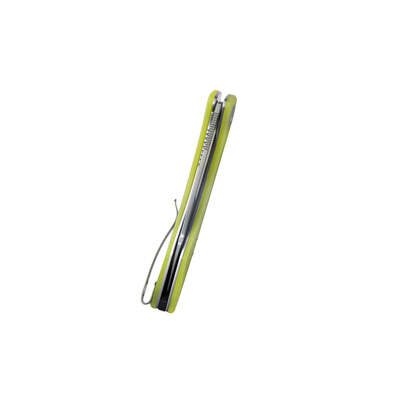 Kubey Merced Folding Knife Translucent Yellow G10 Handle KU345H - KNIFESTOCK