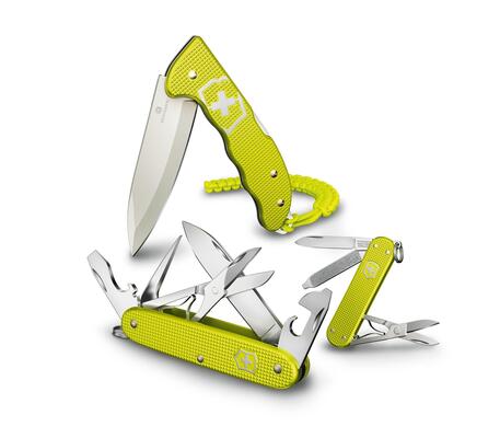 Victorinox Evoke Alox Limited Edition 2023, Electric Yellow 0.9415.L23 - KNIFESTOCK