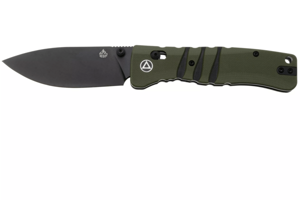 QSP Knife Ripley, Glyde lock, 14C28N black, Green/Black G10 QS160-C2 - KNIFESTOCK