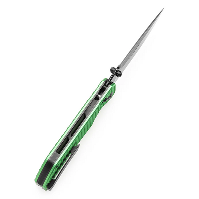 TENABLE KNIVES Eaglestrike Blackwash Nitro-V 0.118&quot; / 3.0mm Green Anodized Aluminum T1095V3 - KNIFESTOCK
