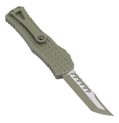 Microtech Hera Frag Hellhound Forest Green Cerakote Signature Series 919-1FRCFTS - KNIFESTOCK