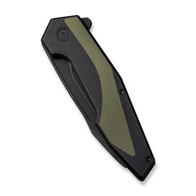 Civivi Hypersonic Black Stonewashed 14C28N/From Green G10 C22011-1 - KNIFESTOCK