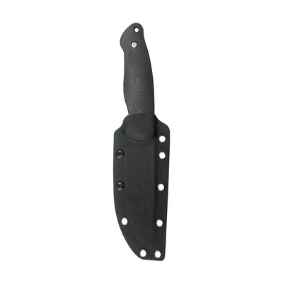 Kubey Eskoria Beadblast 14C28N ,Black G10,Kydex Sheath KU268A - KNIFESTOCK
