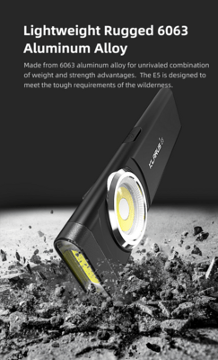 KLARUS Magnetic Flashlight, EDC Tool Light E5 - KNIFESTOCK