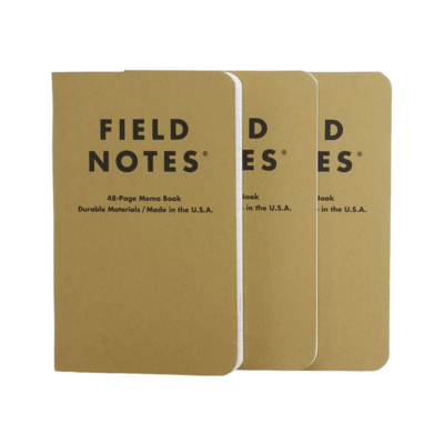 Field Notes Original Kraft Plain 3-Pack FN-03 - KNIFESTOCK