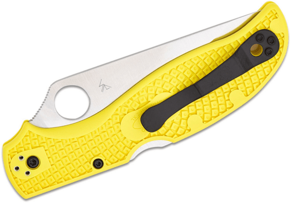 Spyderco Stretch 2 XL Salt Yellow Lightweight C258PYL - KNIFESTOCK