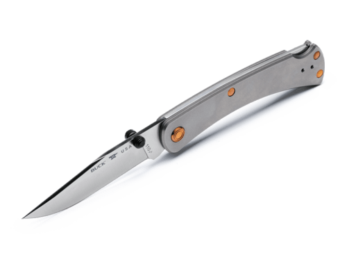 BUCK 110 Titanium Slim Pro TRX, Limited BU-0110GYSLE1 - KNIFESTOCK