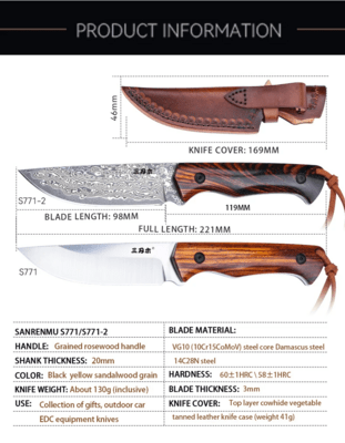 Sanrenmu SRM S771-2 - KNIFESTOCK
