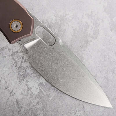 Vosteed Psyop Elmax Stonewash Titane Violet A2206 - KNIFESTOCK