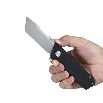 KUBEY Avenger Outdoor EDC Folding Pocket Knife Black G10 Handle KU104A - KNIFESTOCK