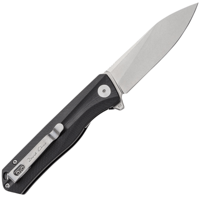Petrified Fish PF818 Forward Stonewashed D2 Black G10 PF818DW - KNIFESTOCK