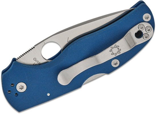 Spyderco NATIVE 5 COBALT BLUE G-10 CPM SPY27 PLAINEDGE - KNIFESTOCK