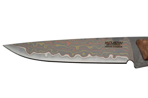 Mcusta MC006DP Mokumé rögzített pengéjű kés VG10 Maxknives Collaboration - KNIFESTOCK