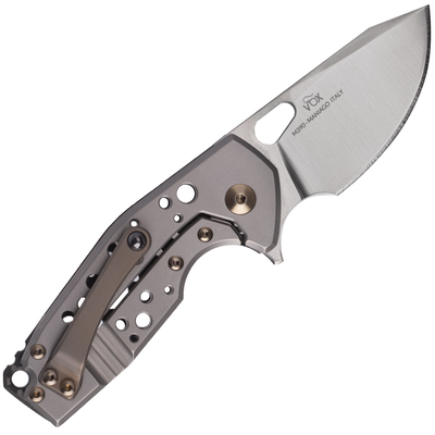 Couteaux FOX FOX/VOX SURU PLIANT. MAN. FIBRE DE CARBONE/CADRE EN TITANE SABLÉ - LAME M390 FX-526 TCB - KNIFESTOCK
