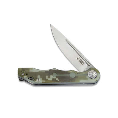 Kubey Mizo Liner Lock Flipper Folding Knife Camo G10 Handle Ku312e - KNIFESTOCK