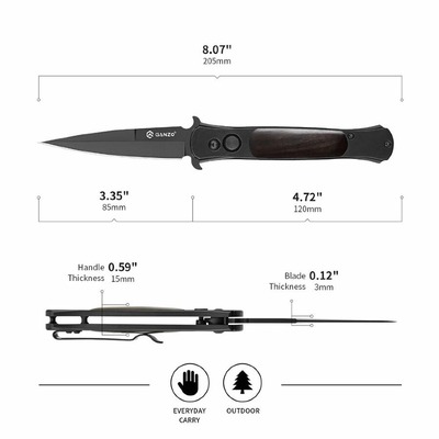 Knife Ganzo G707B - KNIFESTOCK