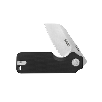 Kubey Boxer Satin 14C28N ,Black G10 KU407A - KNIFESTOCK