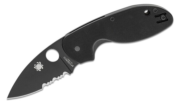 Spyderco Efficient G-10 Black C216GPSBBK - KNIFESTOCK