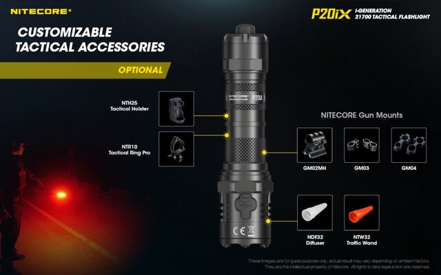 Nitecore zseblámpa P20iX 4000 lm - KNIFESTOCK