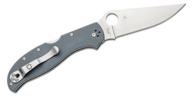 Spyderco roof 2 XL Gray G-10 CPM CRU-WEAR C258GPGYCW - KNIFESTOCK