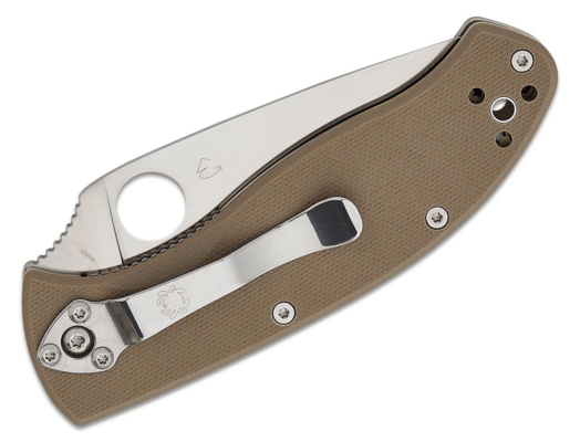 Spyderco Tenacious Brown G-10 CPM M4 Reveal 13 C122GBNM4PS - KNIFESTOCK