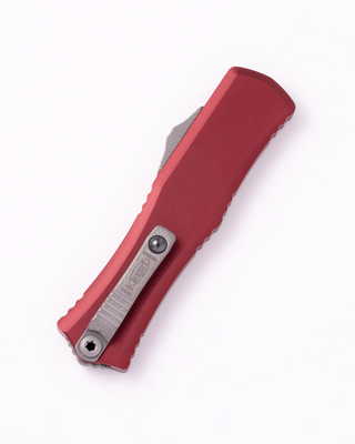 Microtech HERA II MINI D/E APOCALYPTIC PART SERRATE MERLOT 1702M-11APMR - KNIFESTOCK