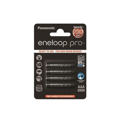 Panasonic Eneloop Pro oplaadbare AAA 930mAh blister 4 stuks 52363099 - KNIFESTOCK