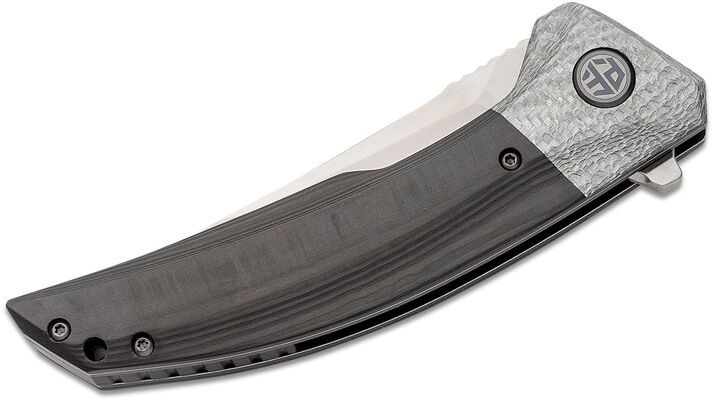 Petrified Fish PFP05 Deepsea Satin K110 Carbon Fiber PFP05CS - KNIFESTOCK