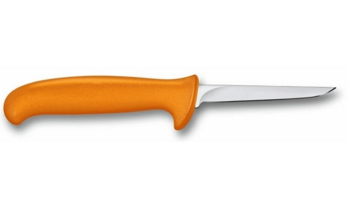 VICTORINOX 5.5909.09S cuțit de bucătărie pentru carne de pui și curcan 9cm portocaliu - KNIFESTOCK
