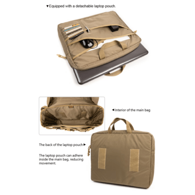 Magforce Tactical Messenger Bag Khaki #0623K - KNIFESTOCK