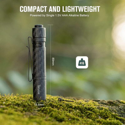 Olight i3T EOS LED Flashlight (Carbon Fiber) - KNIFESTOCK