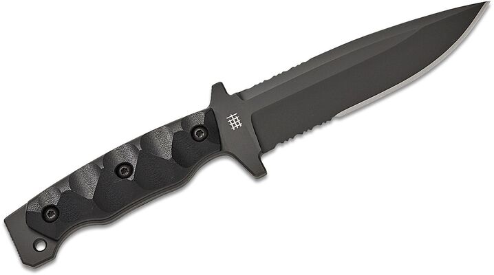 Halfbreed Blades Medium Infantry Knife - Fixed Blade MIK-04 SOFMAK BLK - K340 - KNIFESTOCK