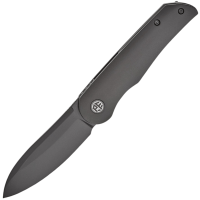 Petrified Fish PFE16 El Camino Black Stonewashed N690 PVD Black Aluminium PFE16DADW - KNIFESTOCK